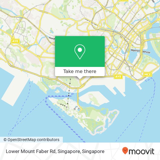 Lower Mount Faber Rd, Singapore地图