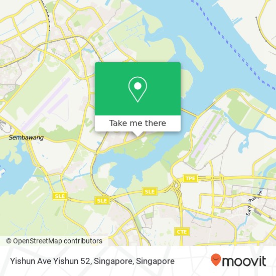 Yishun Ave Yishun 52, Singapore map