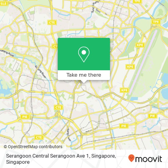 Serangoon Central Serangoon Ave 1, Singapore地图