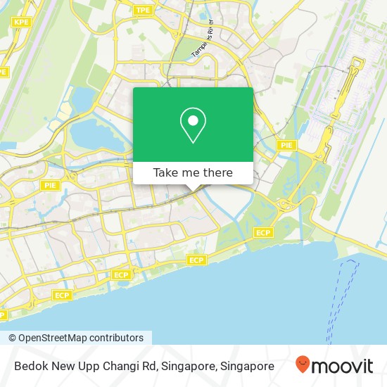Bedok New Upp Changi Rd, Singapore地图