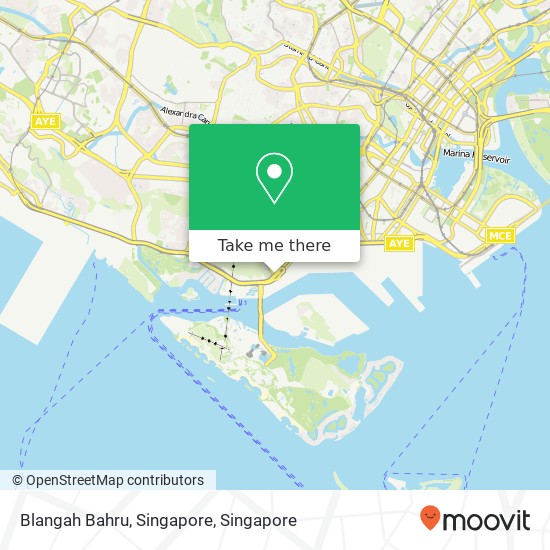 Blangah Bahru, Singapore map