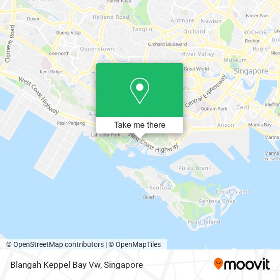 Blangah Keppel Bay Vw map