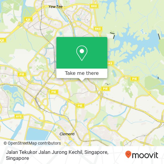 Jalan Tekukor Jalan Jurong Kechil, Singapore地图