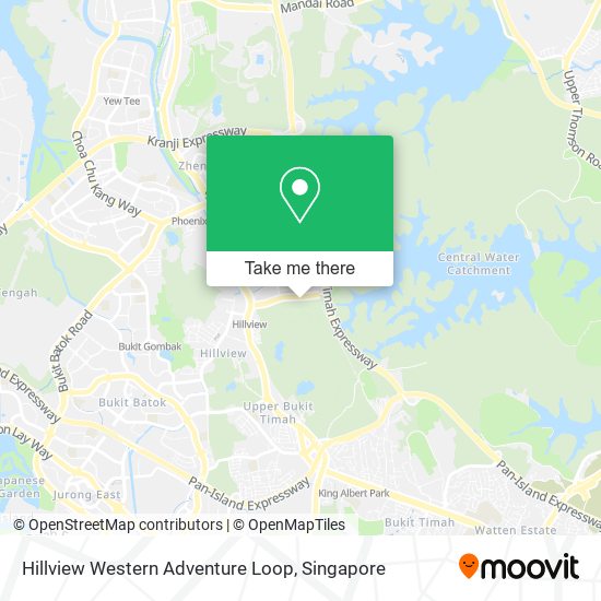 Hillview Western Adventure Loop map