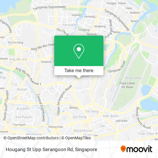 Hougang St Upp Serangoon Rd地图