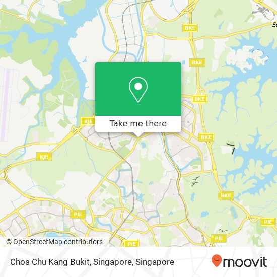 Choa Chu Kang Bukit, Singapore map