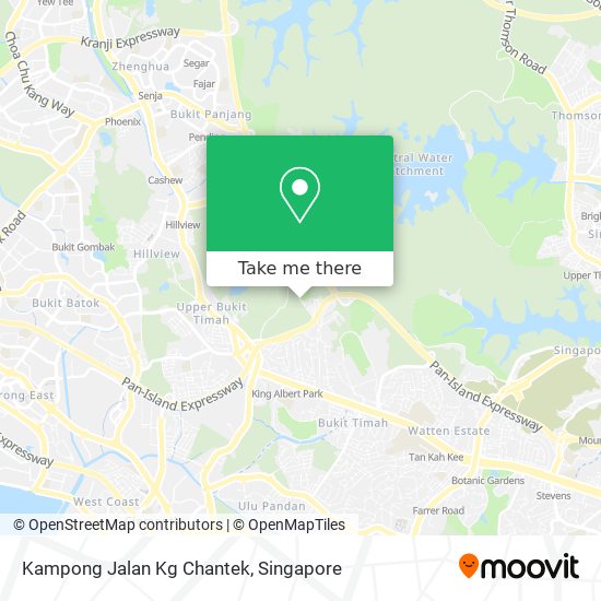 Kampong Jalan Kg Chantek map