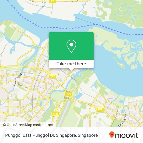 Punggol East Punggol Dr, Singapore地图