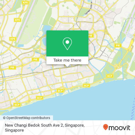 New Changi Bedok South Ave 2, Singapore地图