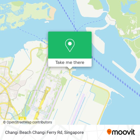 Changi Beach Changi Ferry Rd地图
