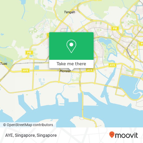 AYE, Singapore map