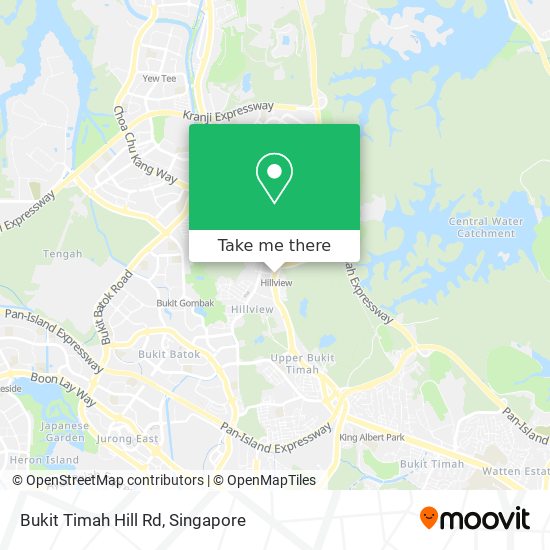 Bukit Timah Hill Rd map