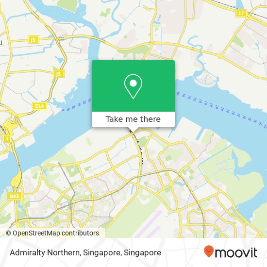 Admiralty Northern, Singapore map