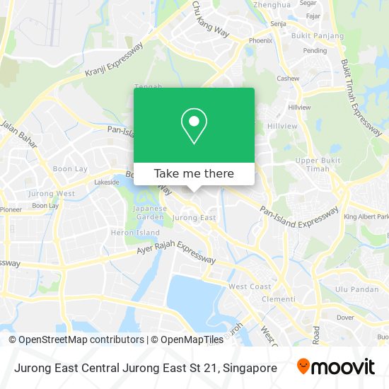 Jurong East Central Jurong East St 21地图