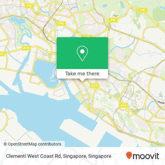 Clementi West Coast Rd, Singapore map