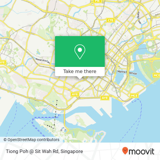 Tiong Poh @ Sit Wah Rd地图