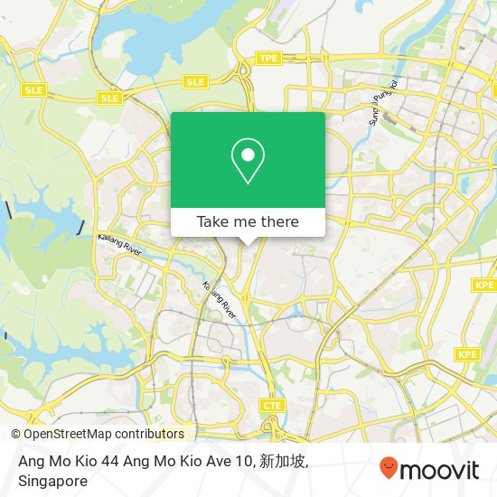 Ang Mo Kio 44 Ang Mo Kio Ave 10, 新加坡 map