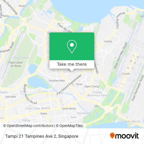 Tampi 21 Tampines Ave 2 map