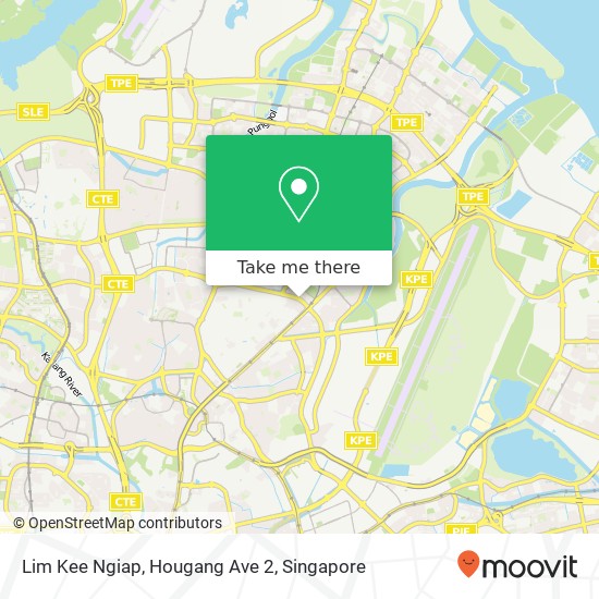 Lim Kee Ngiap, Hougang Ave 2地图