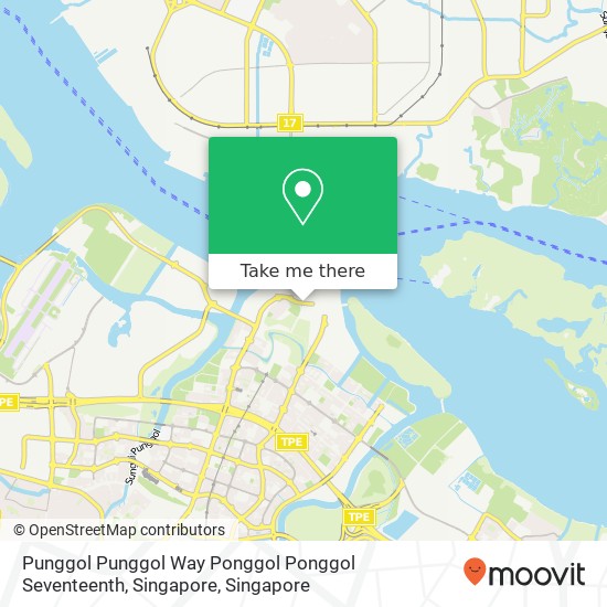 Punggol Punggol Way Ponggol Ponggol Seventeenth, Singapore地图