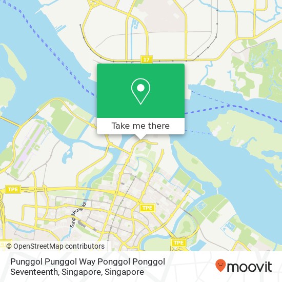 Punggol Punggol Way Ponggol Ponggol Seventeenth, Singapore地图