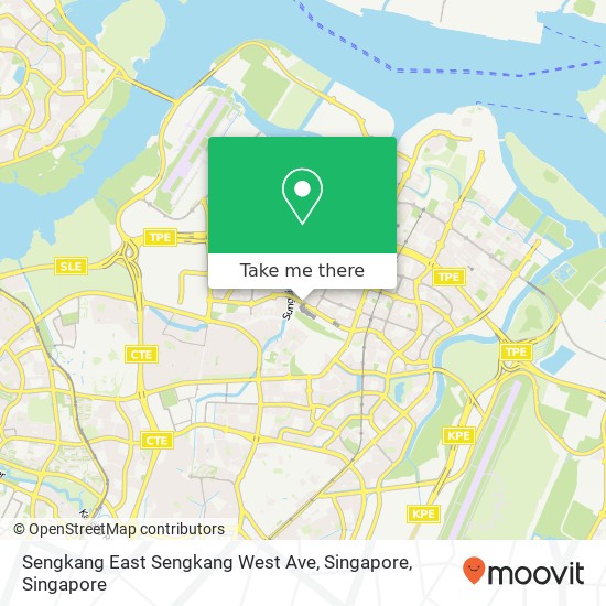 Sengkang East Sengkang West Ave, Singapore map