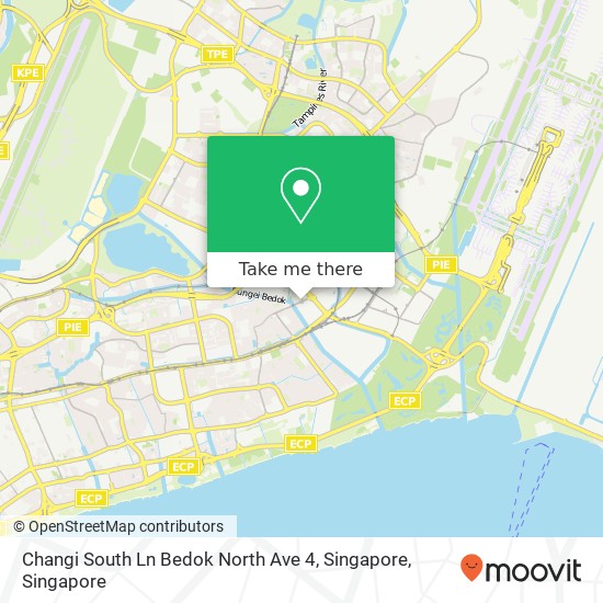 Changi South Ln Bedok North Ave 4, Singapore地图