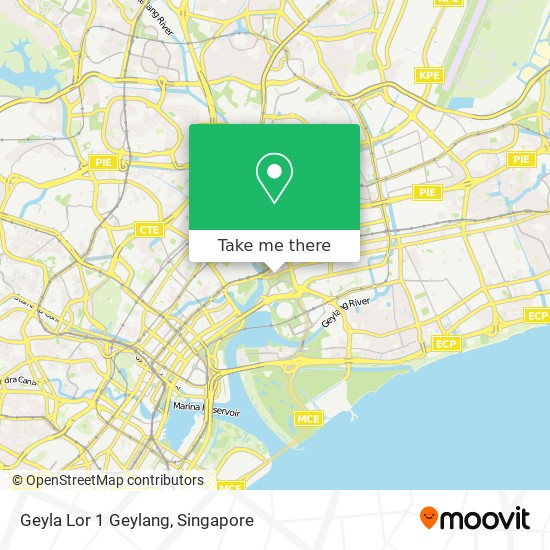 Geyla Lor 1 Geylang map