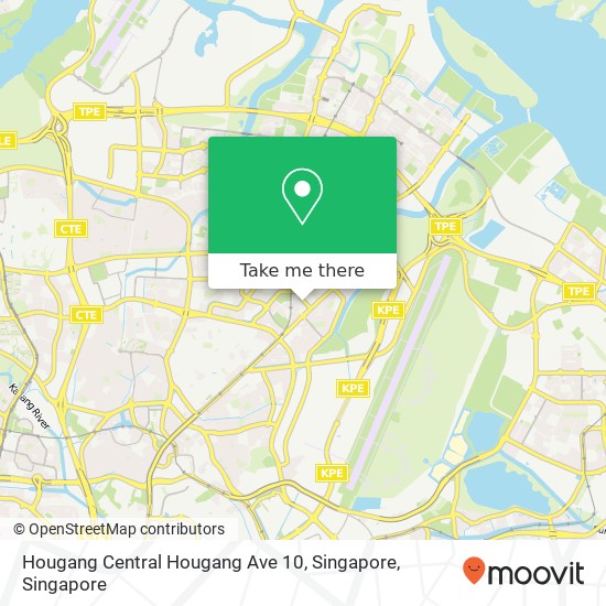 Hougang Central Hougang Ave 10, Singapore地图