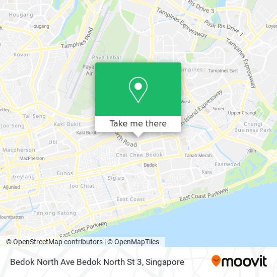 Bedok North Ave Bedok North St 3地图