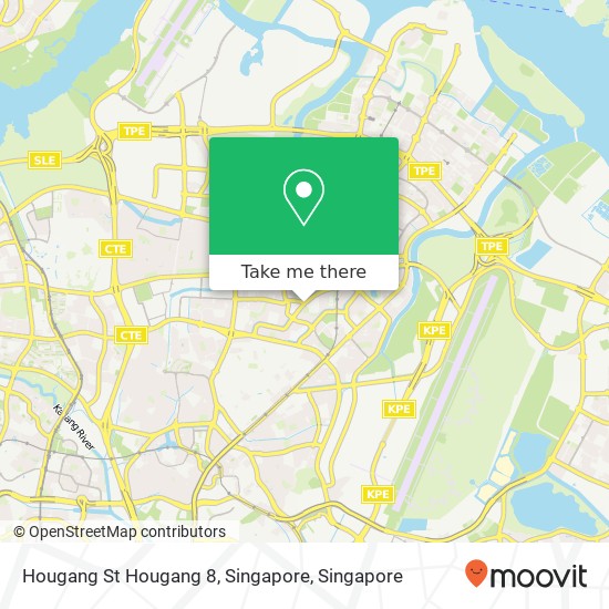 Hougang St Hougang 8, Singapore map