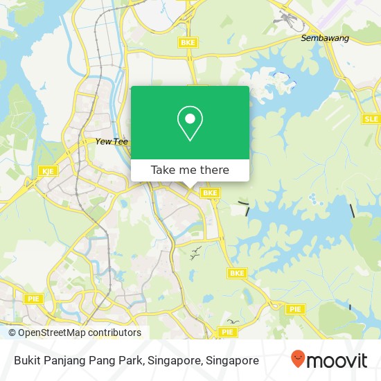 Bukit Panjang Pang Park, Singapore地图