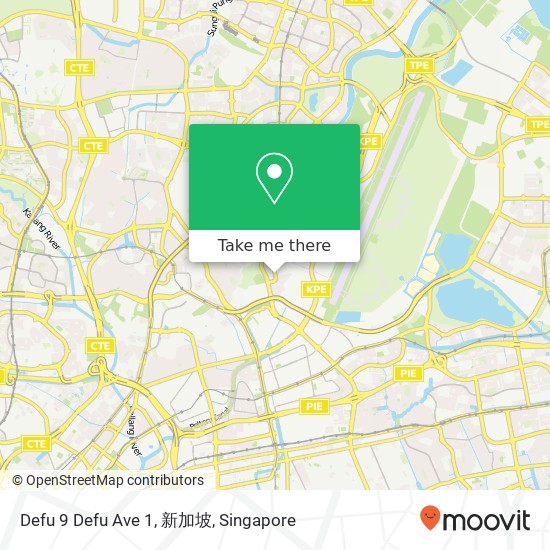 Defu 9 Defu Ave 1, 新加坡地图