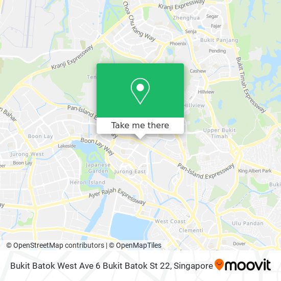 Bukit Batok West Ave 6 Bukit Batok St 22地图