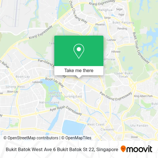Bukit Batok West Ave 6 Bukit Batok St 22地图