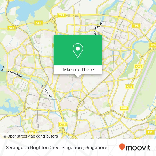 Serangoon Brighton Cres, Singapore map