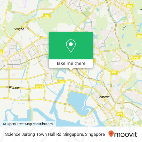 Science Jurong Town Hall Rd, Singapore地图