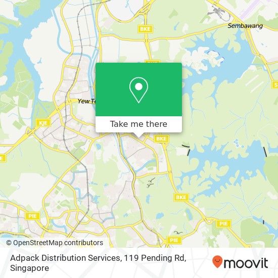 Adpack Distribution Services, 119 Pending Rd map