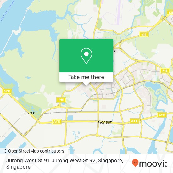 Jurong West St 91 Jurong West St 92, Singapore地图