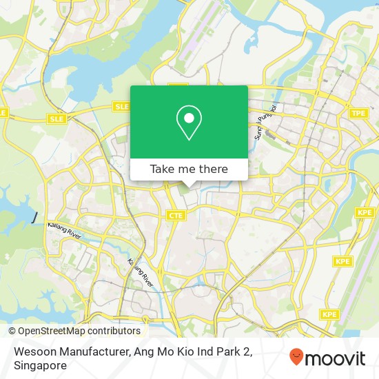 Wesoon Manufacturer, Ang Mo Kio Ind Park 2地图