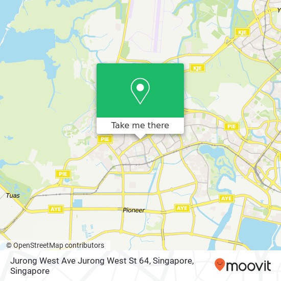 Jurong West Ave Jurong West St 64, Singapore map
