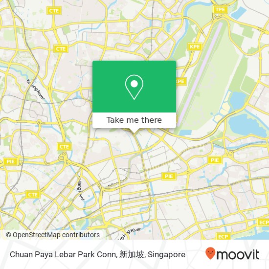 Chuan Paya Lebar Park Conn, 新加坡 map