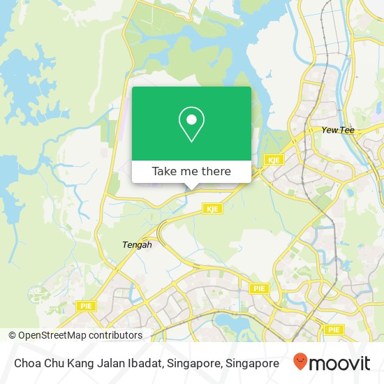 Choa Chu Kang Jalan Ibadat, Singapore map