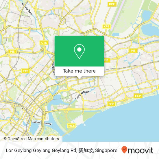 Lor Geylang Geylang Geylang Rd, 新加坡 map