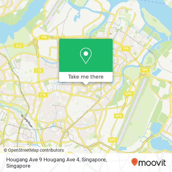 Hougang Ave 9 Hougang Ave 4, Singapore地图