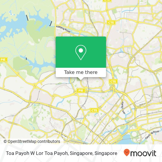 Toa Payoh W Lor Toa Payoh, Singapore地图