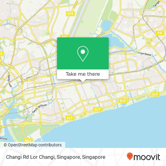 Changi Rd Lor Changi, Singapore map