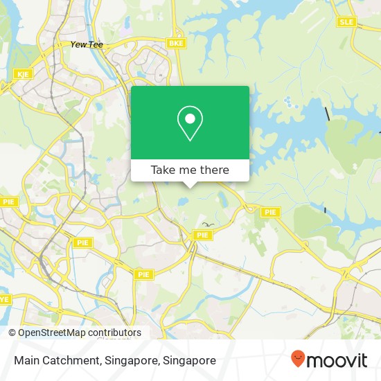 Main Catchment, Singapore map