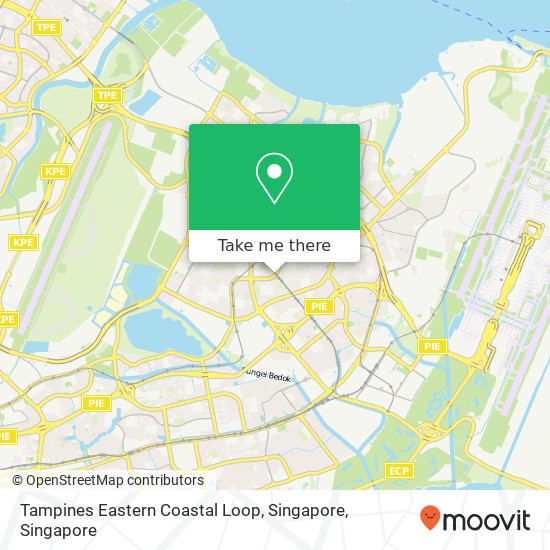 Tampines Eastern Coastal Loop, Singapore map
