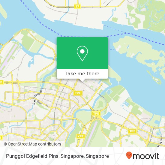 Punggol Edgefield Plns, Singapore map